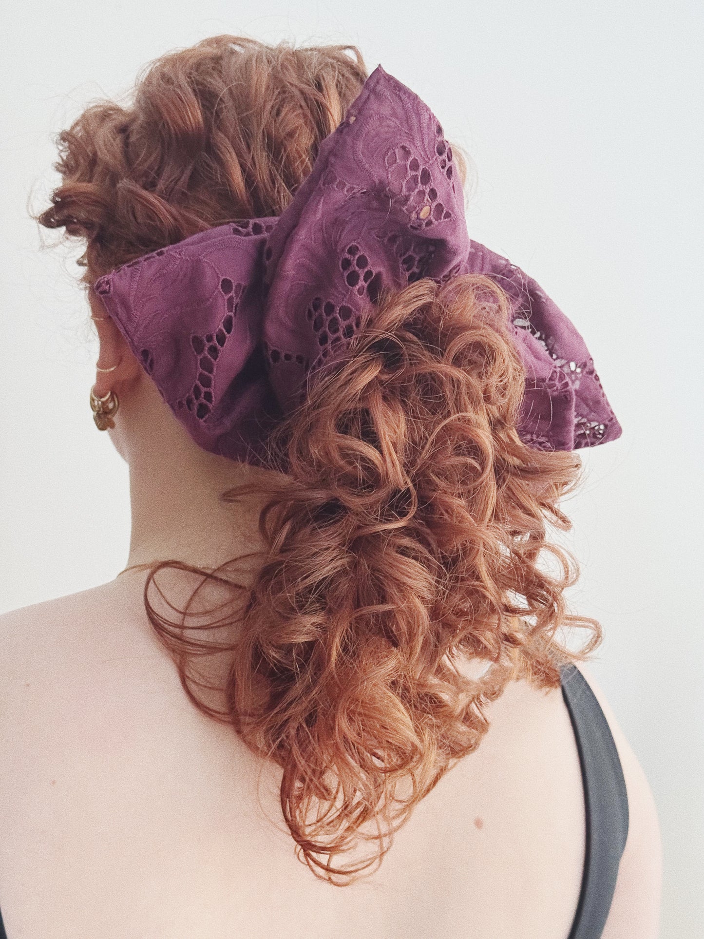 Avery Scrunchie in Freesia Broderie Anglaise