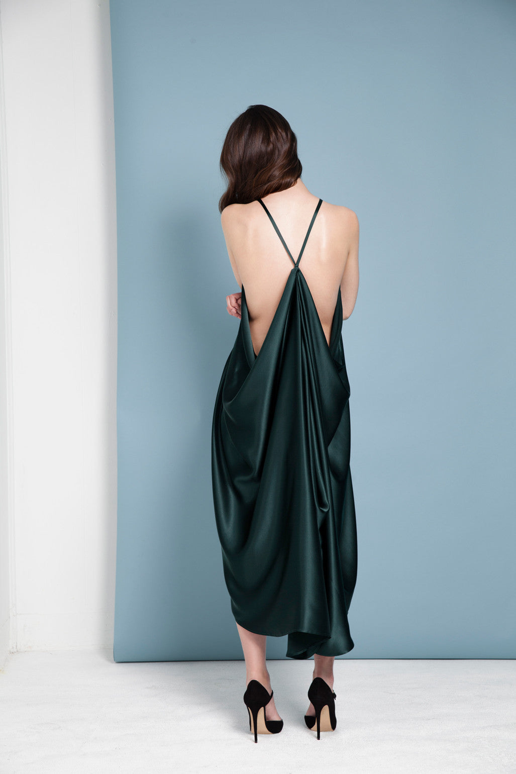 Botanist Silk Charmeuse Dress | Jasmine Chong Botanist Silk Charmeuse Dress | Jasmine Chong