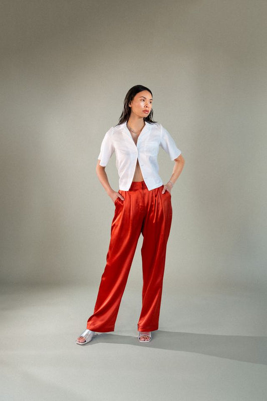 Saleya Silk Wide Leg Pant