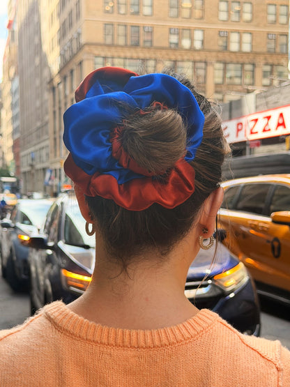 New York/New York Silk Scrunchie