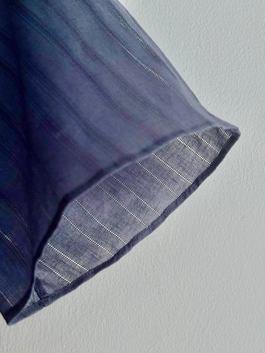 Lapis Drawn Thread Cabana Shirt