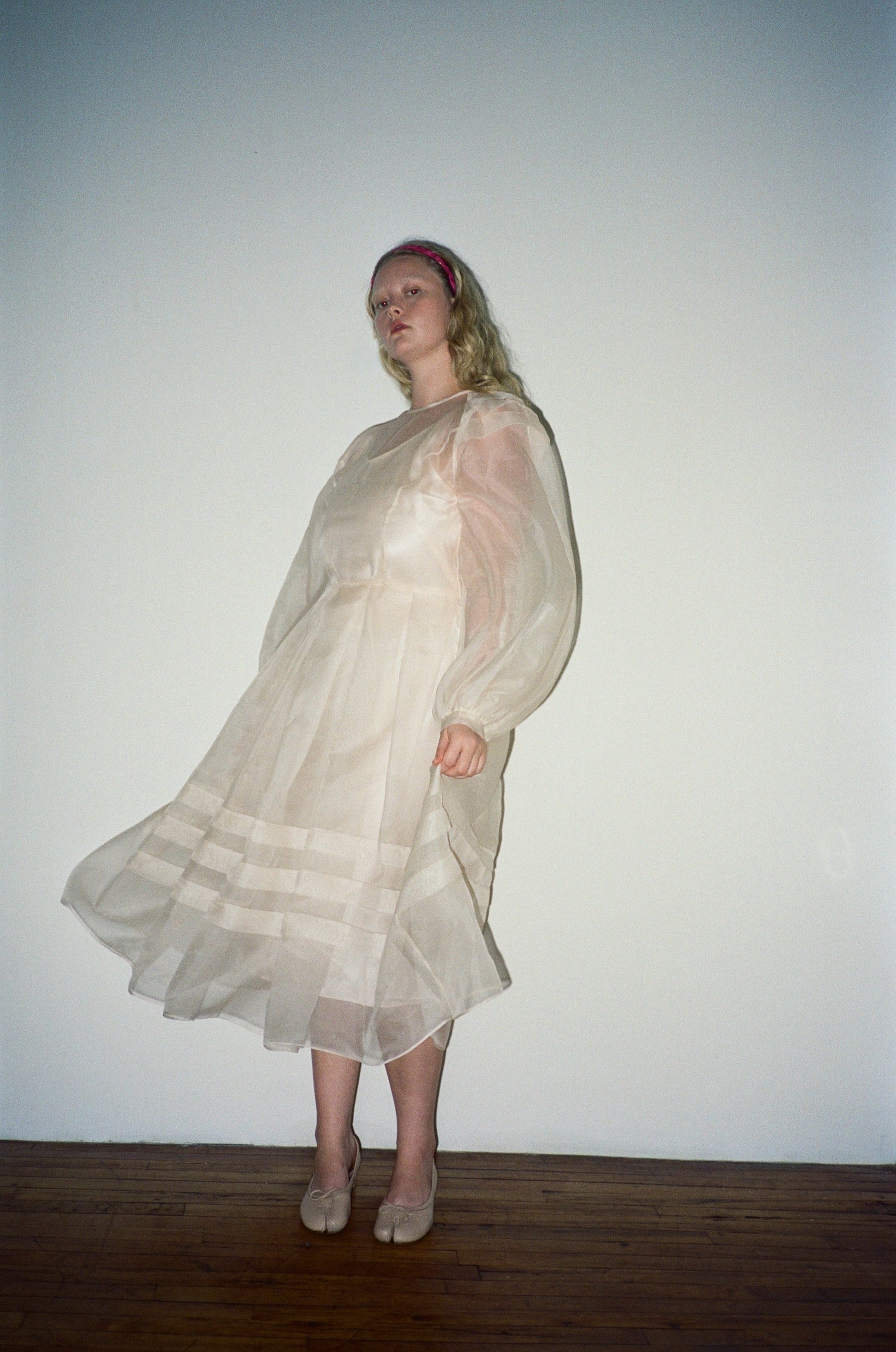 Midi Silk Organza Sheer Dress | Jasmine Chong Midi Silk Organza Sheer Dress | Jasmine Chong