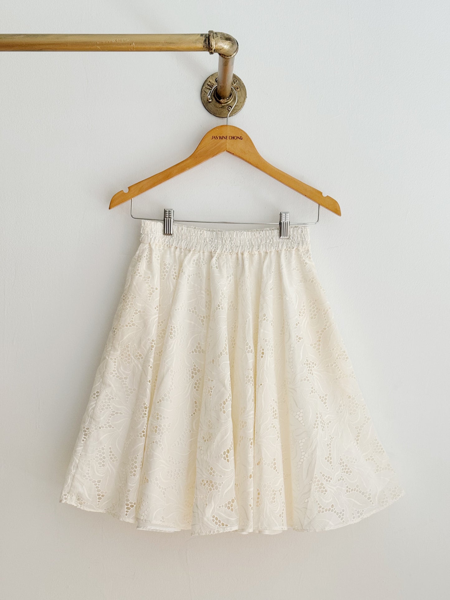 Friday Skater Skirt in Freesia Broderie Anglaise
