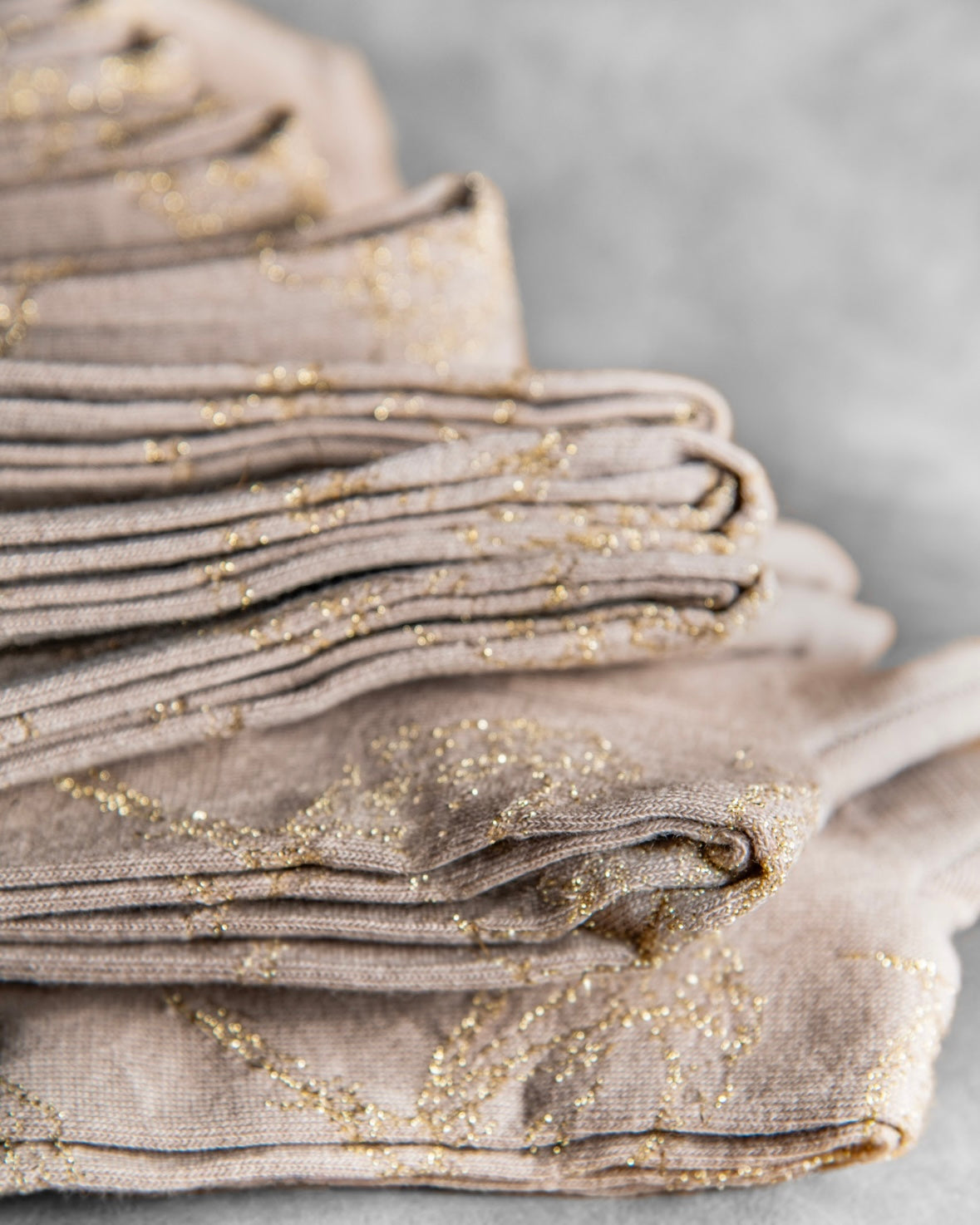 Rose Metallic Gold Socks Jasmine Chong Rose Metallic Gold Socks Jasmine Chong
