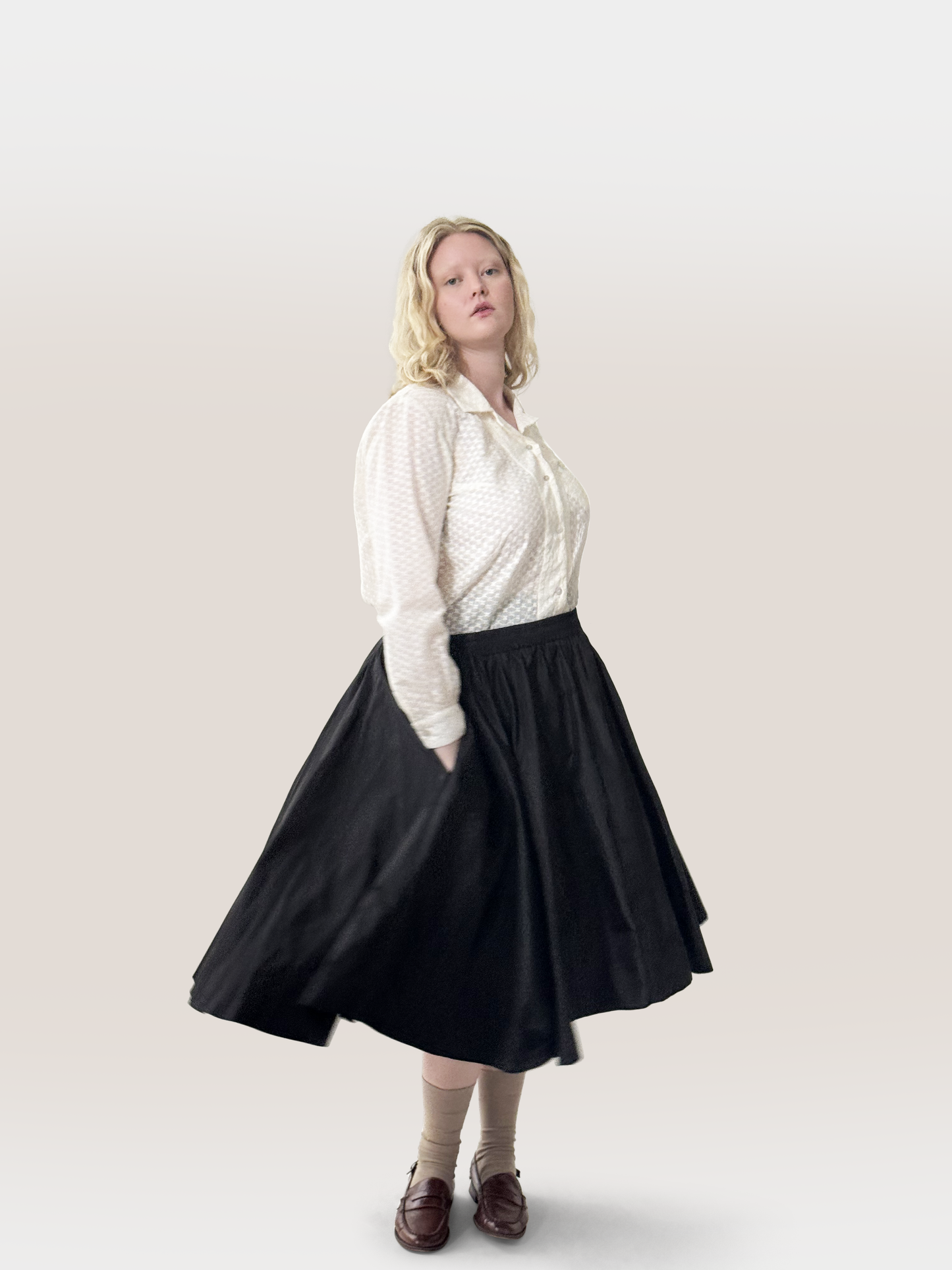 Bira Silk Taffeta Skirt