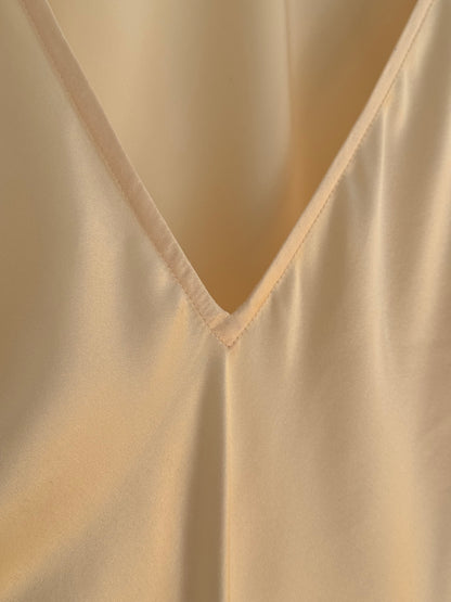 Theodora Midi Silk Bias Slip