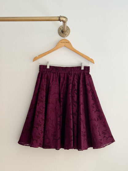 Friday Skater Skirt in Freesia Broderie Anglaise