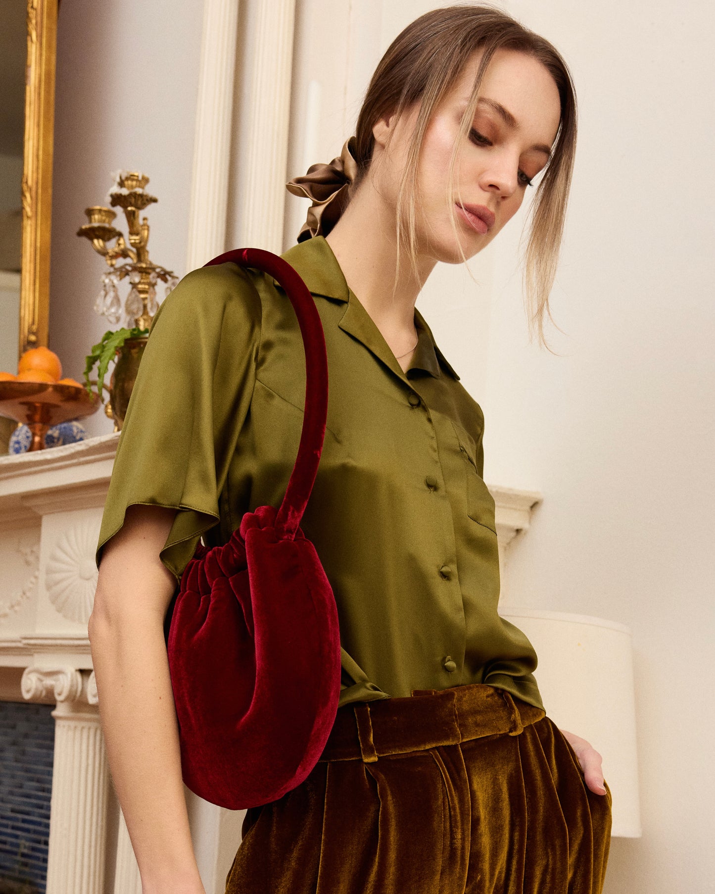 Stacey Silk Charmeuse Shirt