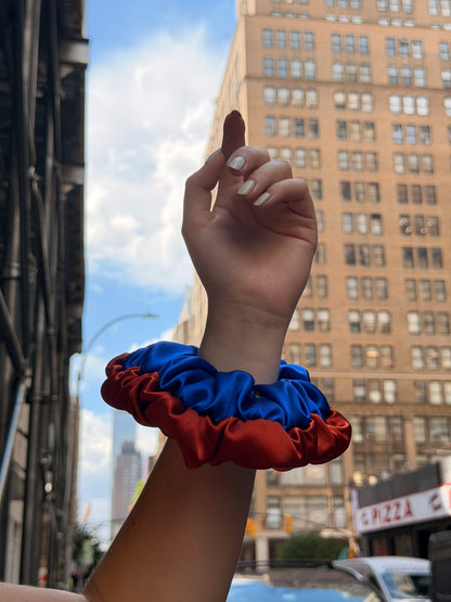 New York/New York Silk Scrunchie