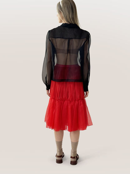 Taylor Sheer Long Sleeve Shirt