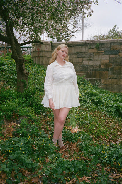 Ever After Long Sleeve Broderie Shirt