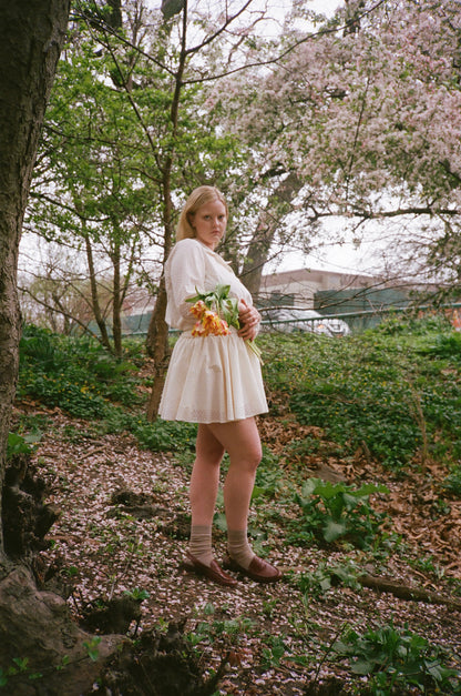 Ever After Skater Skirt with Yellow Flowers