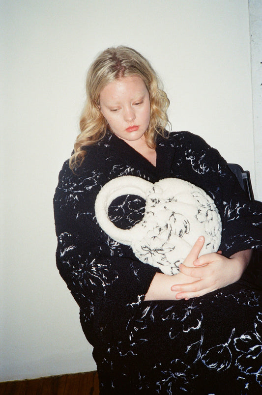 Baby Pomelo in Embroidered Fleece