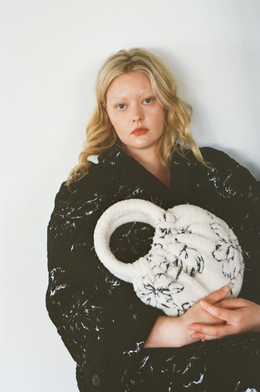 Baby Pomelo in Embroidered Fleece