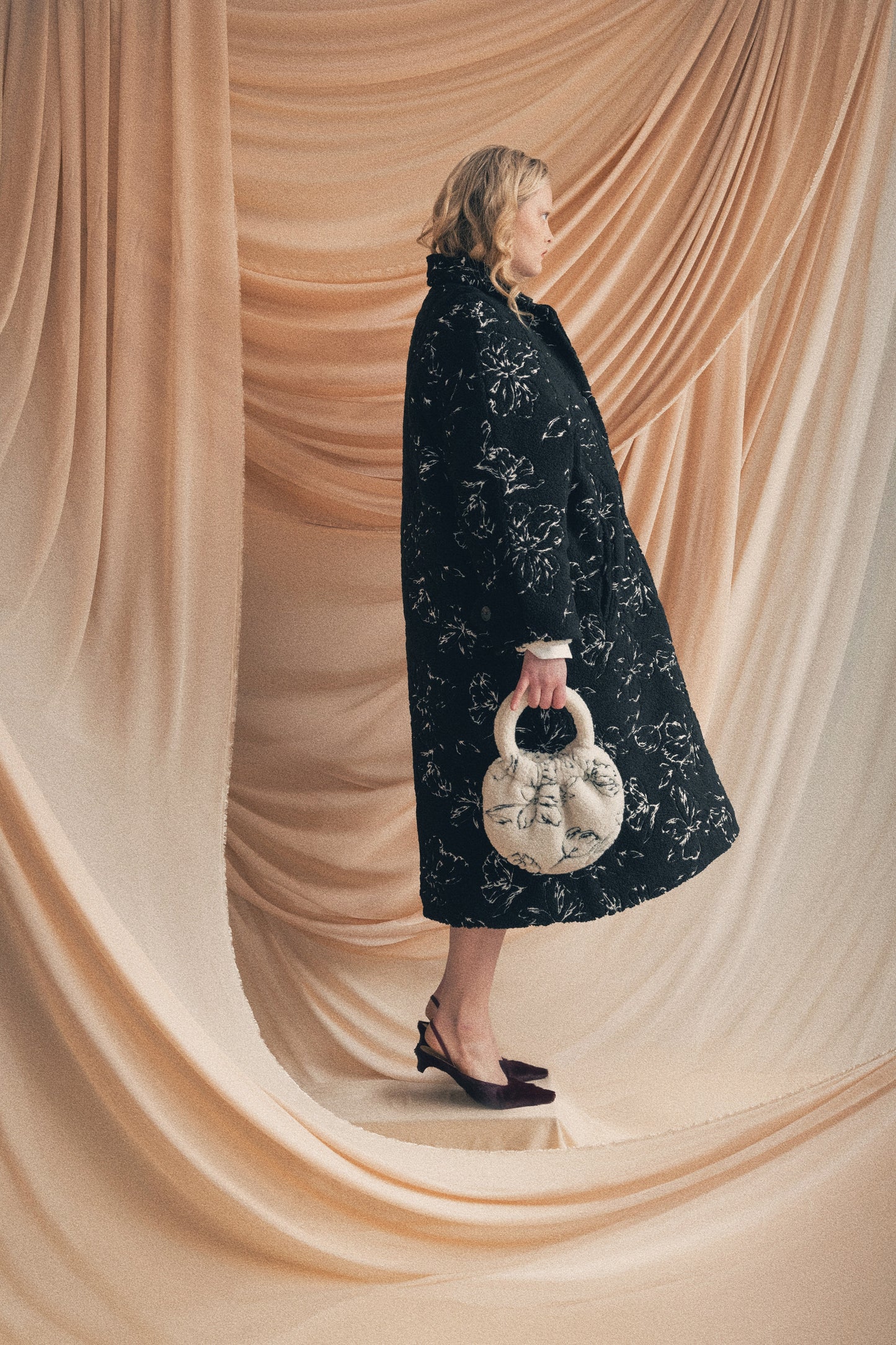 Visitandine Cocoon Coat