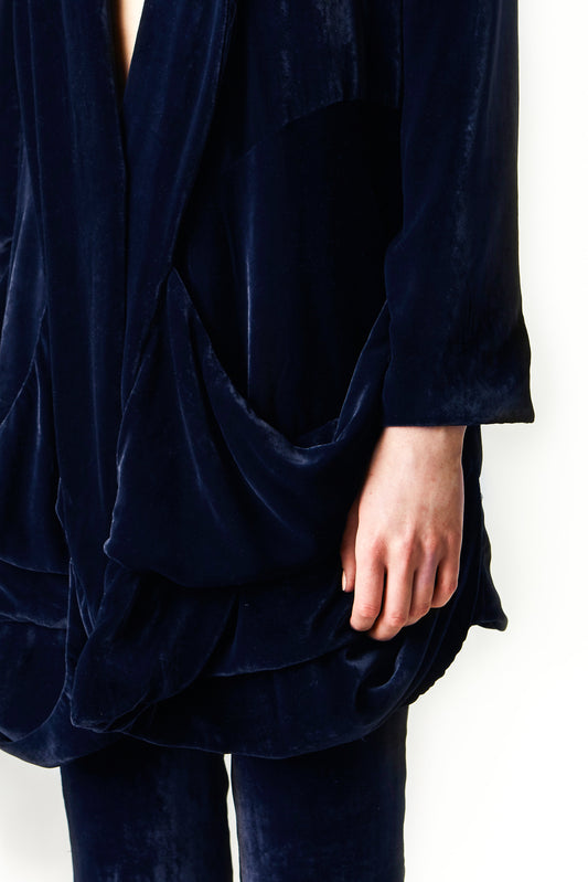 women's velvet jacket designer