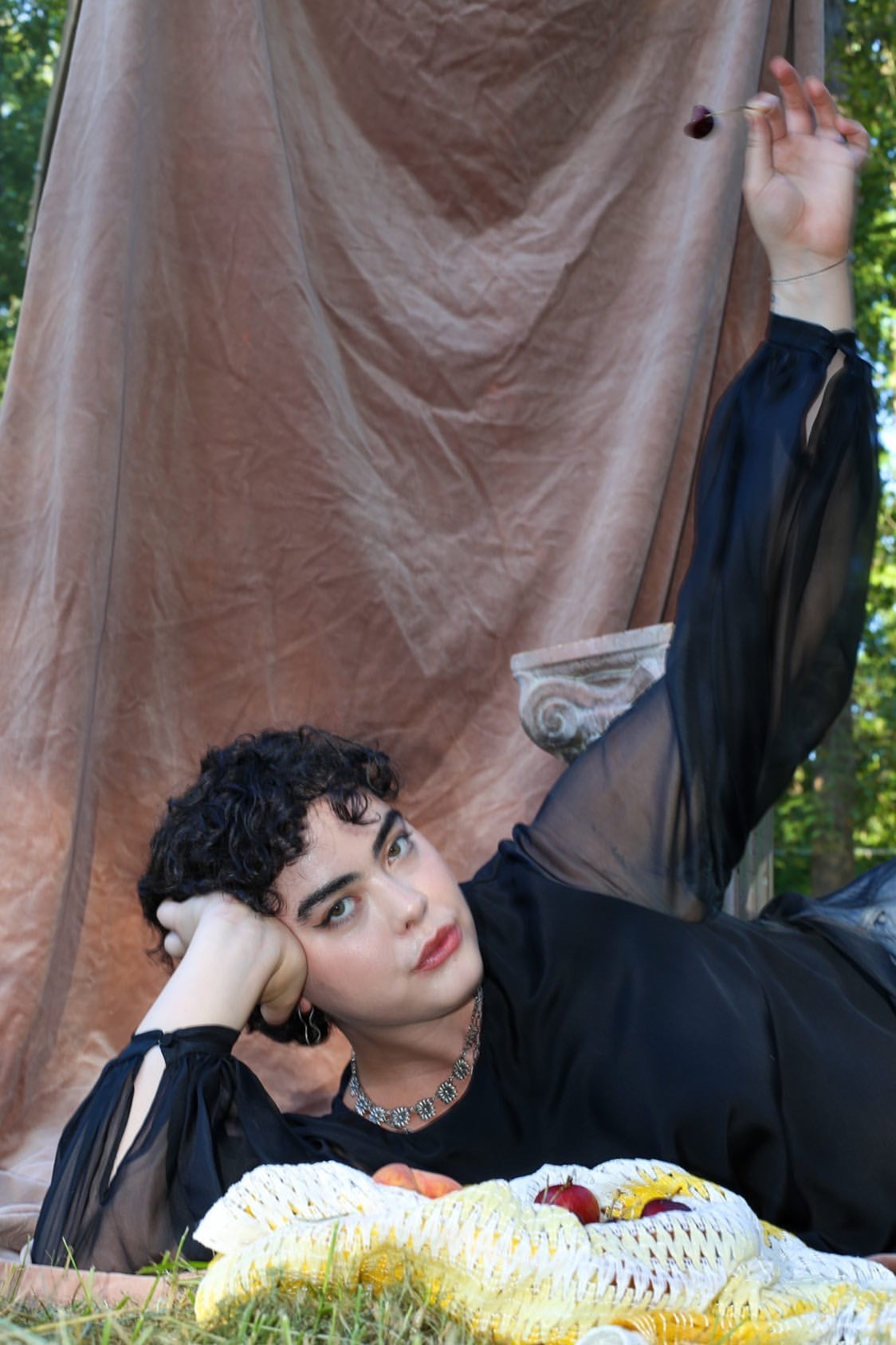 Designer blouse for women in silk organza 