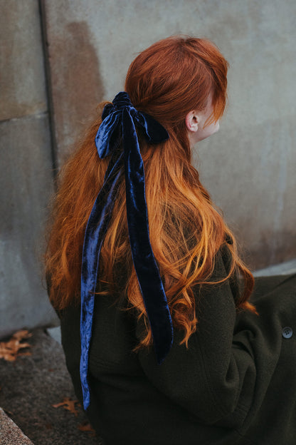  Bow Velvet Scrunchies