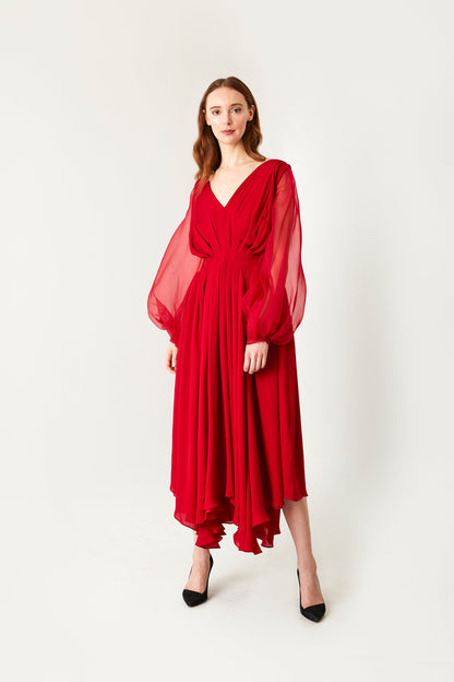 Mara Silk Georgette Dress