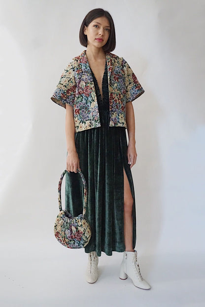 Eden Cabana Shirt in Bouquet Tapestry