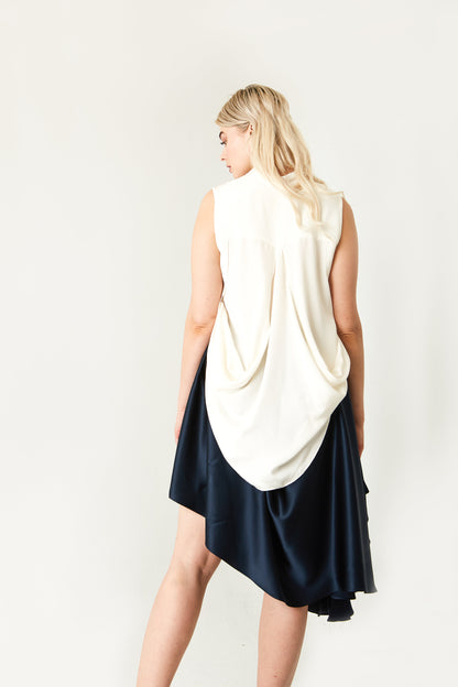 Women's Sleeveless Silk Blouse