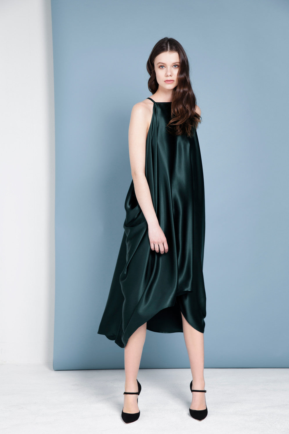 Botanist Silk Charmeuse Dress | Jasmine Chong Botanist Silk Charmeuse Dress | Jasmine Chong