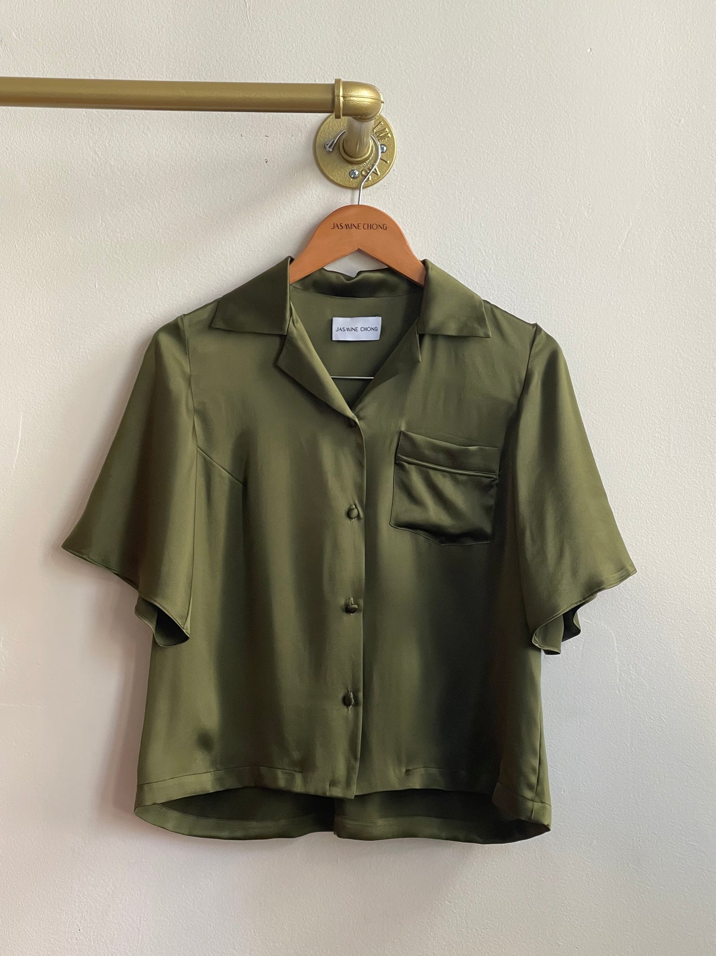 Stacey Silk Charmeuse Shirt