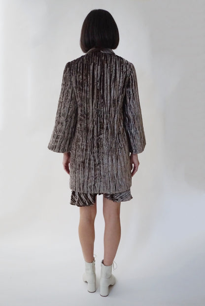 Angsana Jacket in Hand-pleated Crinkle Velvet