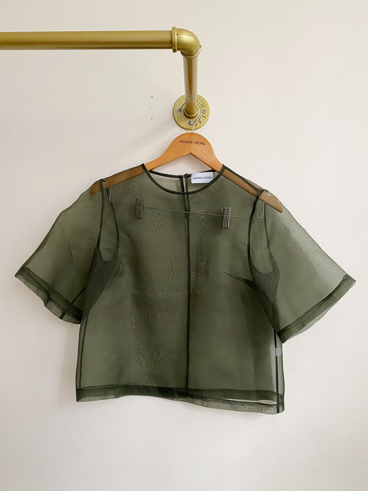 Lin Silk Organza Tee