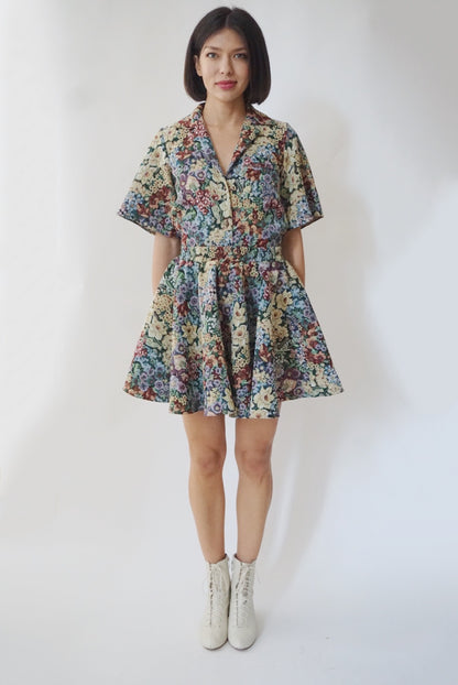 Eden Skirt in Bouquet Tapestry