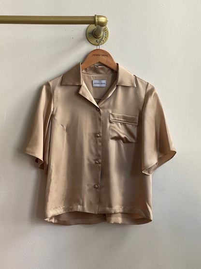 Stacey Silk Charmeuse Shirt